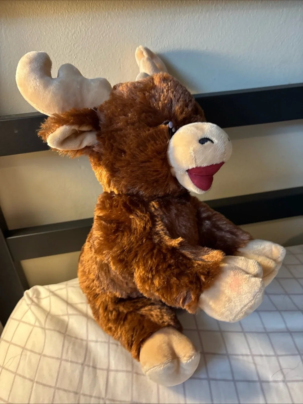 Build-A-Bear Plush Moose in Brown and Cream this moose is retired